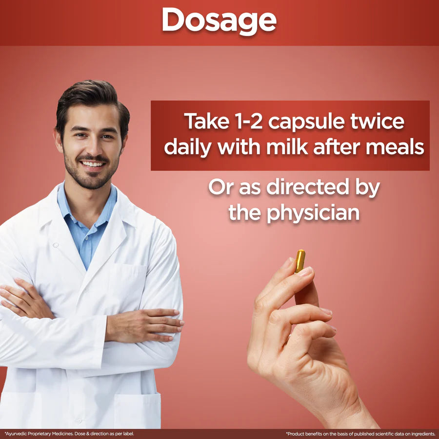 Multani Shilajeet Gold Capsule | For Youthful Living, Stamina & Endurance - 10 Cap(30/Per Capsule)